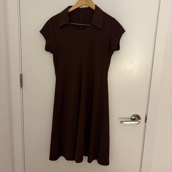 Vintage brown mod 60s/70s dress - Picture 1 of 2